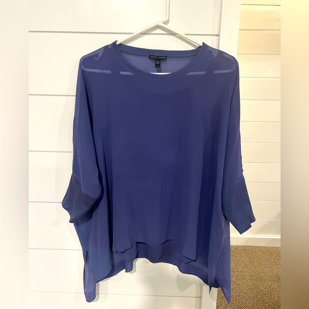 Eileen Fisher, two-piece set, 100% silk